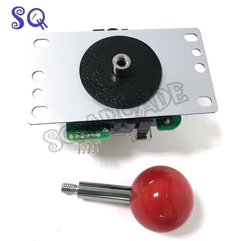 Arcade DIY alkatrészek Levehető 5 tűs joystick tengely golyós felső Retro Crafts gyorskioldó 4 8 utas bot barkács árkádos gépszekrényhez