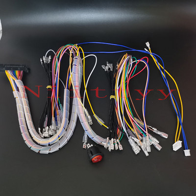 Arcade 40 Pin Cabinet Wire Interface Harness PCB кабел има 2.8MM с 5p и 4.8MM фамилия Pandora box игрови конзоли