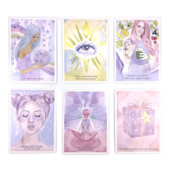 Shine From Inside Oracle Cards for Fate Divination English Tarot Card Dect for Beginners Divination Game Настолна игра