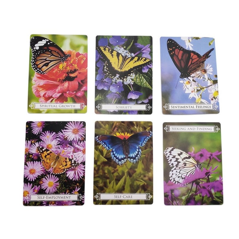 Fluture Oracle Cărți pentru schimbarea vieții Vrăjitoare Divinație Profeție Ghicitor Carte Prieten Petrecere Divertisment Joc de masă