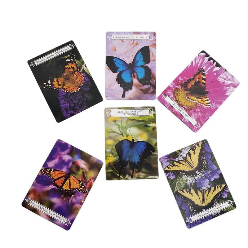 Fluture Oracle Cărți pentru schimbarea vieții Vrăjitoare Divinație Profeție Ghicitor Carte Prieten Petrecere Divertisment Joc de masă