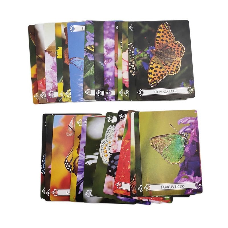 Fluture Oracle Cărți pentru schimbarea vieții Vrăjitoare Divinație Profeție Ghicitor Carte Prieten Petrecere Divertisment Joc de masă