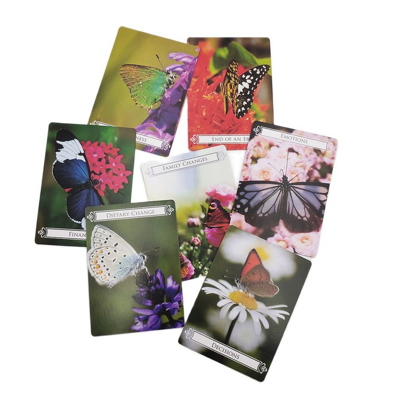 Fluture Oracle Cărți pentru schimbarea vieții Vrăjitoare Divinație Profeție Ghicitor Carte Prieten Petrecere Divertisment Joc de masă