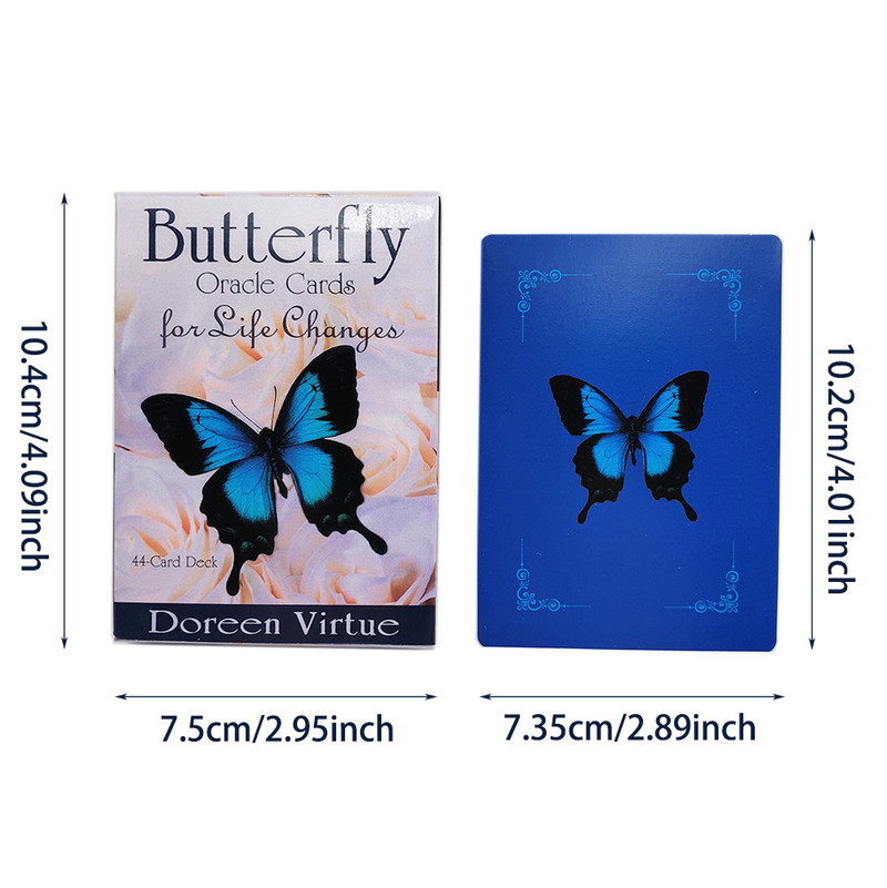 Fluture Oracle Cărți pentru schimbarea vieții Vrăjitoare Divinație Profeție Ghicitor Carte Prieten Petrecere Divertisment Joc de masă