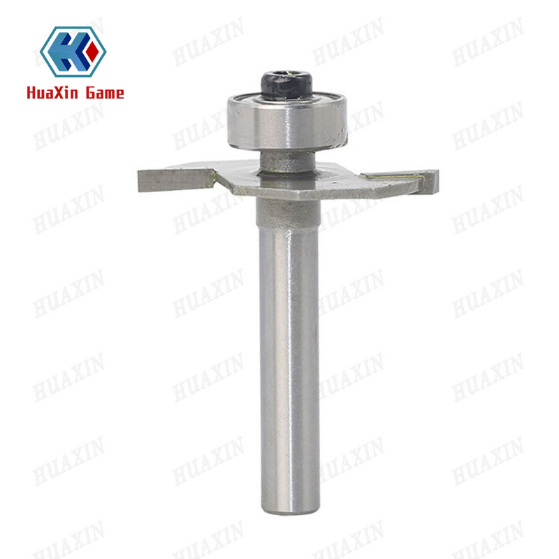 3,17 / 2,38 MM Μύτη δρομολογητή φρεζαρίσματος Χρήση για σχισμές σανίδων ξύλου εγκατάσταση σταθερού καλουπώματος Τ