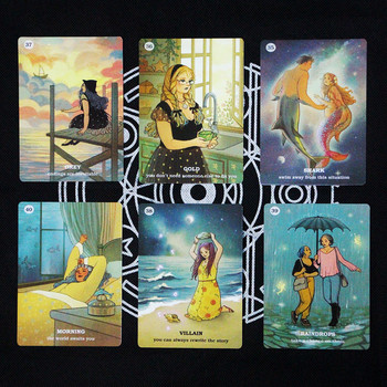 2021 New Arrive Tarot Interactive Desktop Oracle Card Tarots Deck with Guidebook for Beginner Entertainment Card