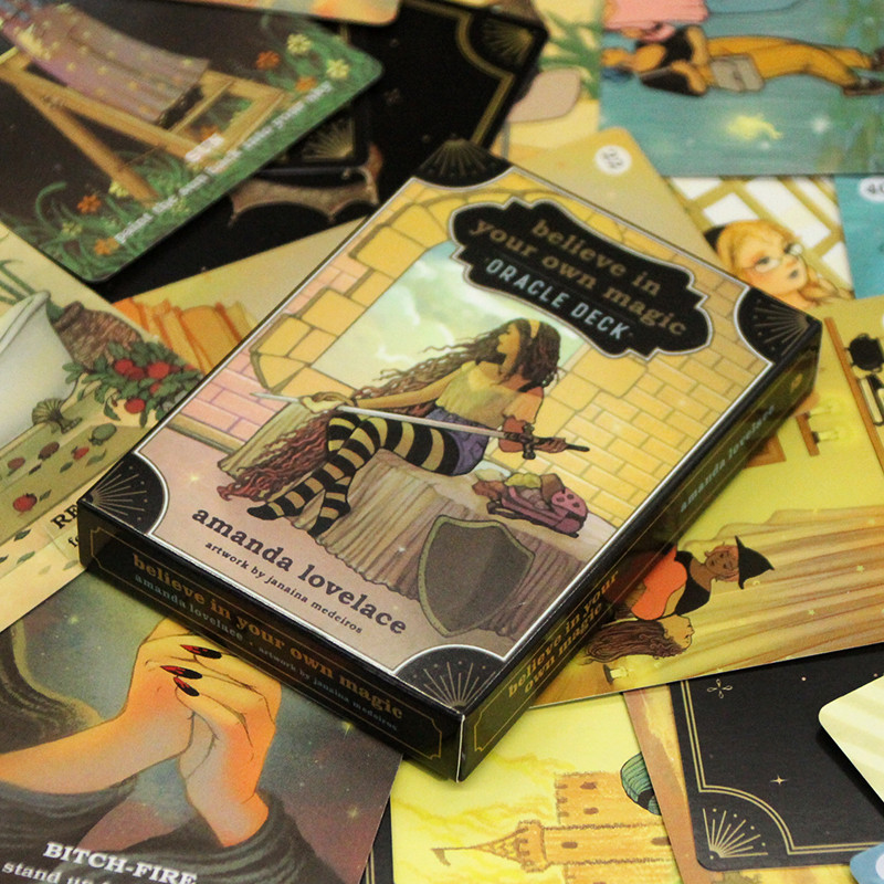 2021 Nou Sosire Tarot Interactive Desktop Oracle Card Taroturi Deck cu Ghid pentru Carte de Divertisment pentru Începători