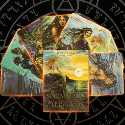 2021-es új érkezésű Tarot interaktív asztali Oracle Card Tarots pakli Útmutató kezdőknek szórakoztató kártyákkal