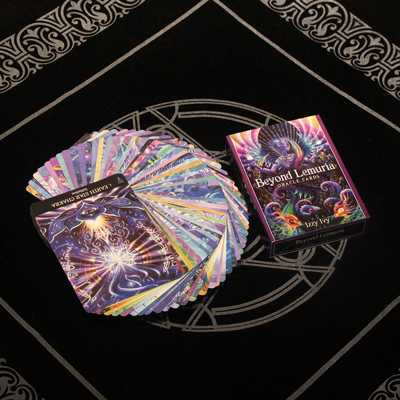 2021-es új érkezésű Tarot interaktív asztali Oracle Card Tarots pakli Útmutató kezdőknek szórakoztató kártyákkal