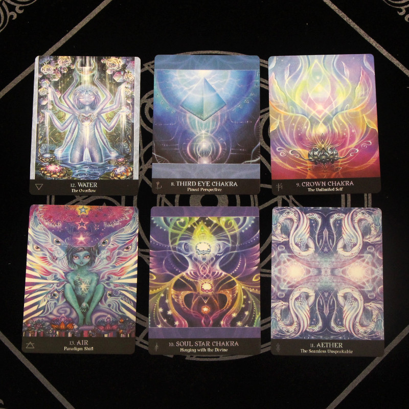 2021-es új érkezésű Tarot interaktív asztali Oracle Card Tarots pakli Útmutató kezdőknek szórakoztató kártyákkal