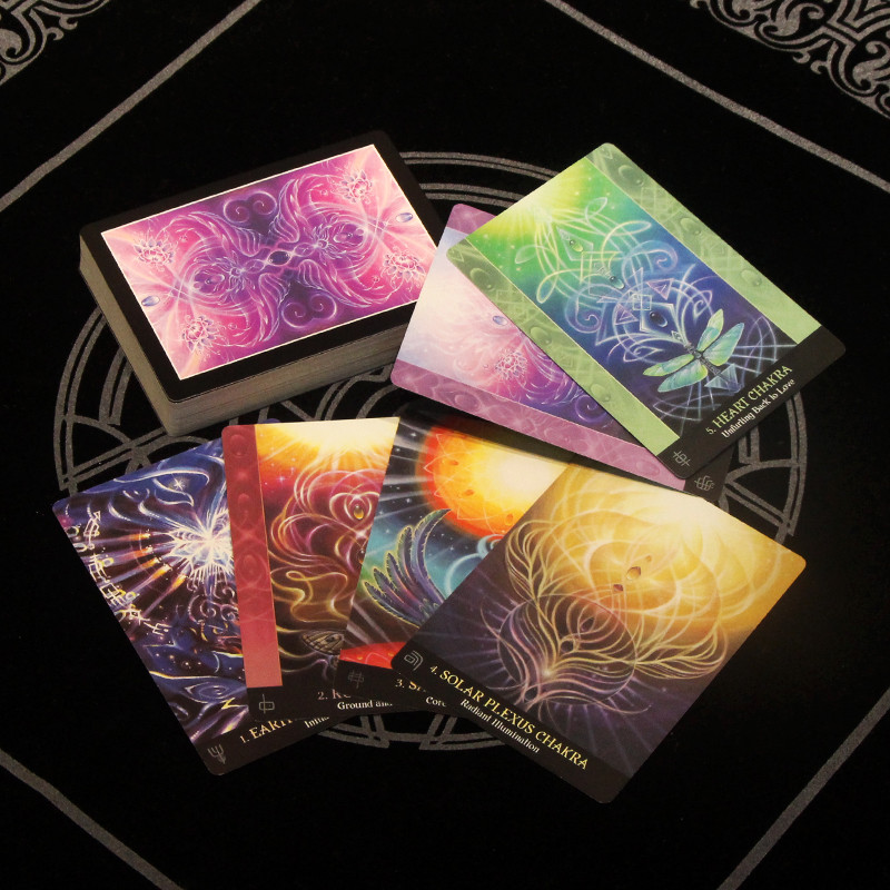 2021-es új érkezésű Tarot interaktív asztali Oracle Card Tarots pakli Útmutató kezdőknek szórakoztató kártyákkal