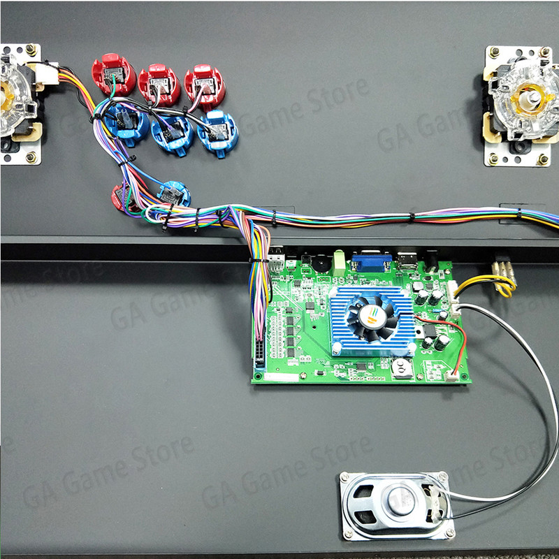 Arcade 40 tűs szekrényes vezetékköteg PCB kábel érmeelfogadóhoz Sanwa joystick LED nyomógomb család Pandora doboz játékkonzolok