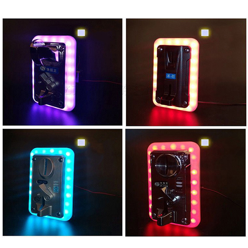 LED-es érmefoglalat LED-vaku dekoratív típusú érmeválasztó világító keret az árusító árkád gépekhez univerzális árkád alkatrészek