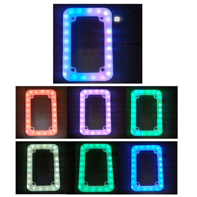 LED-es érmefoglalat LED-vaku dekoratív típusú érmeválasztó világító keret az árusító árkád gépekhez univerzális árkád alkatrészek