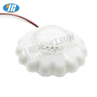 Buton strălucitor colorat, 12 V, margine iluminată, culoare automată RGB, tip de floare cu lumină, cu microcomutator, automat de jocuri cu macara