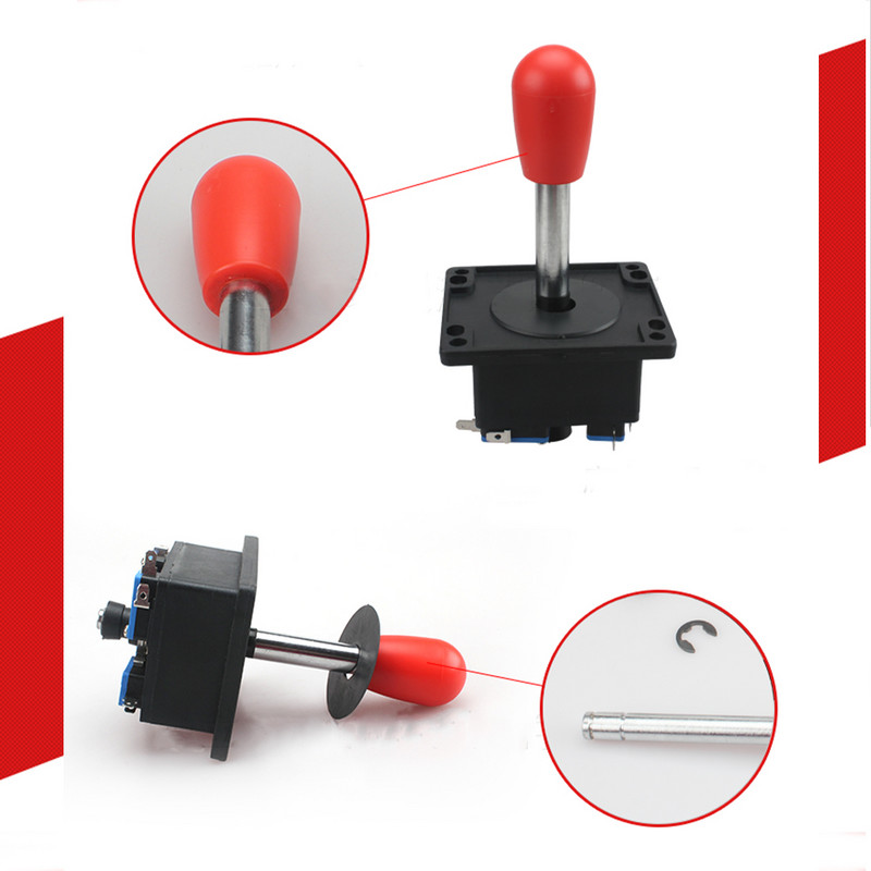 Κλασικό joystick 8 κατευθύνσεων Ισπανικού στυλ Happ με διακόπτη Micro για Arcade Video Game Machine PC Raspberry pi Pandora box κονσόλα
