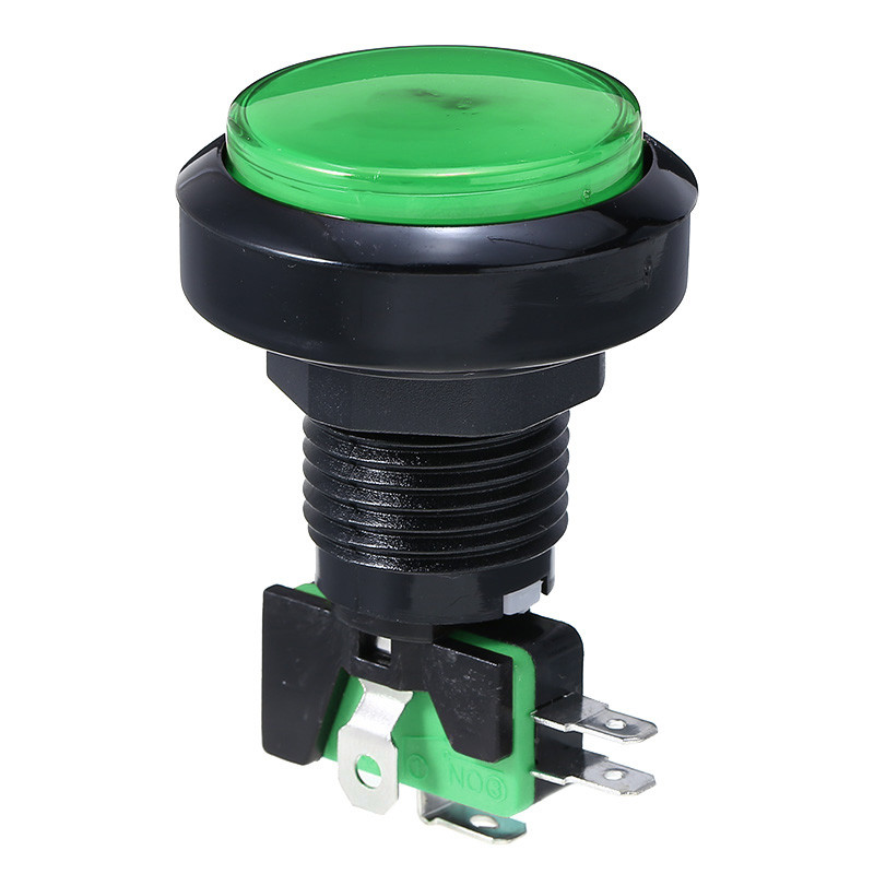 1 rinkinys 45 mm mygtukų mygtukai Led Micro 12V LED maitinimo mygtukų rinkinys žaidimų priedai