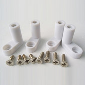 40 tk L-tüüpi trükkplaadi kinnitusjalgu L-tüüpi trükkplaadi jalad kruvidega mängulaua JAMMA MAME mängulaudade I-Pac J-Pac ja arvuti emaplaatide jaoks