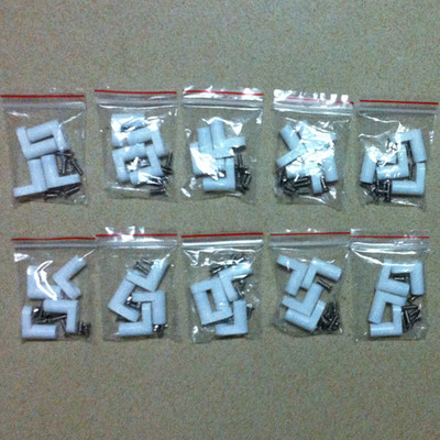 40 tk L-tüüpi trükkplaadi kinnitusjalgu L-tüüpi trükkplaadi jalad kruvidega mängulaua JAMMA MAME mängulaudade I-Pac J-Pac ja arvuti emaplaatide jaoks