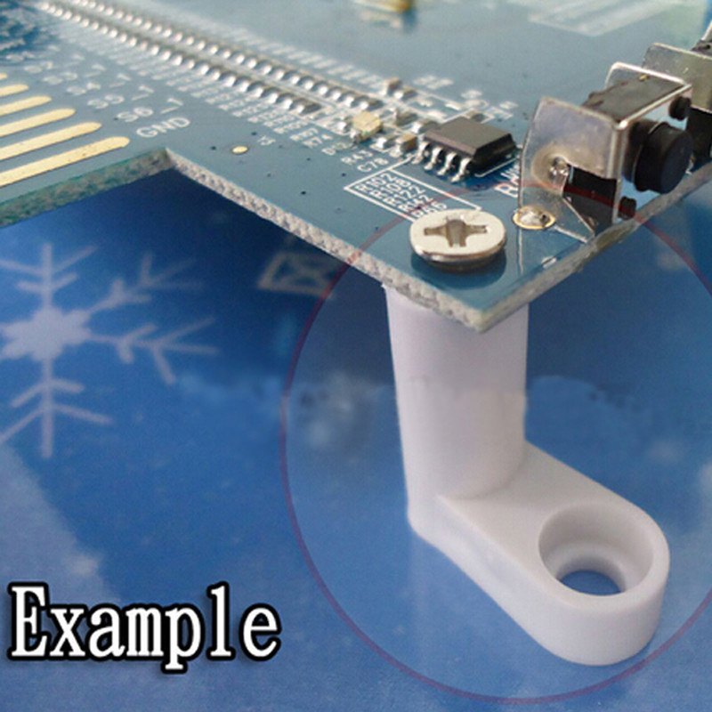 40 tk L-tüüpi trükkplaadi kinnitusjalgu L-tüüpi trükkplaadi jalad kruvidega mängulaua JAMMA MAME mängulaudade I-Pac J-Pac ja arvuti emaplaatide jaoks