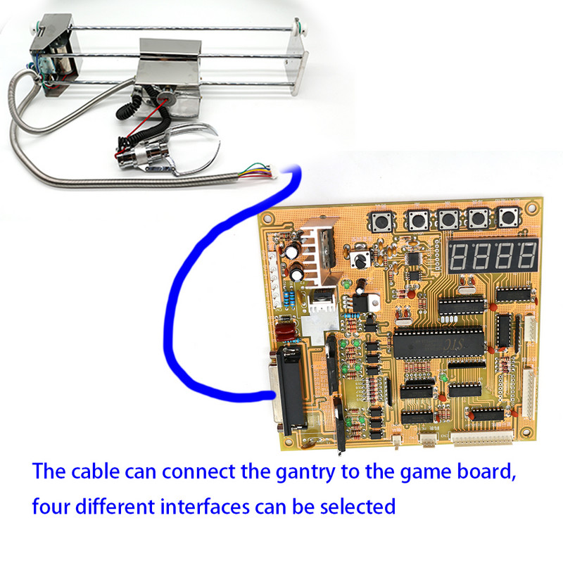 Προσαρμοσμένη καλωδίωση Gantry με καλώδιο σύνδεσης κάρτας παιχνιδιών 9+6 9+9 VGA διεπαφή για μηχάνημα αυτόματης πώλησης Arcade Claw Crane DIY