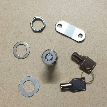 28 мм цилиндрична ключалка от цинкова сплав с 2 ключа Безопасна мебел за чекмедже на бюро Пощенска кутия Кутия с инструменти за аркадна машина