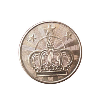 10 τεμ. 25*1,85 χιλιοστά ορειχάλκινο αυτόματο πωλητή Token Coin Arcade Machine Machine Coin Pentagram Crown Token Coins
