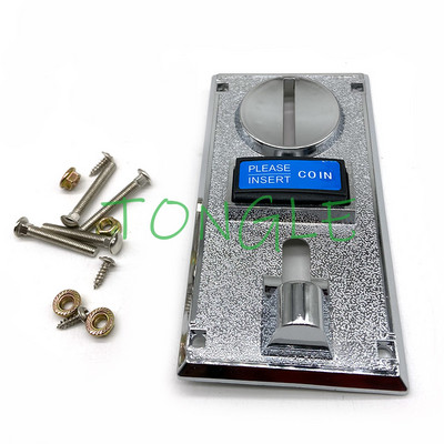 Mască de acceptare a monedelor Placă frontală pentru 6 tipuri diferite de monede Selector Acceptor pentru jocuri video arcade piesa automată