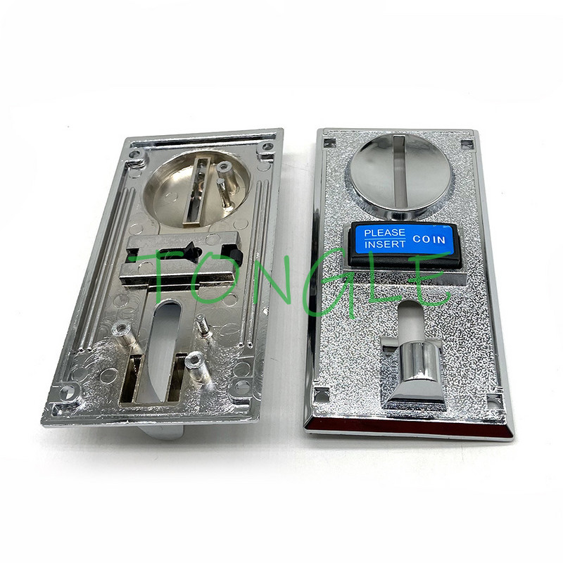 Mască de acceptare a monedelor Placă frontală pentru 6 tipuri diferite de monede Selector Acceptor pentru jocuri video arcade piesa automată
