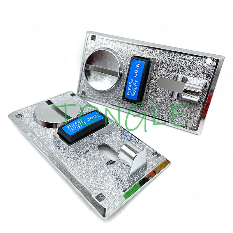 Mască de acceptare a monedelor Placă frontală pentru 6 tipuri diferite de monede Selector Acceptor pentru jocuri video arcade piesa automată