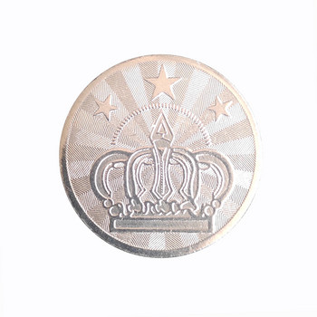 10 бр. 25*1,85 мм монета за аркадна игра от неръждаема стомана Пентаграма Корона или 888 жетона