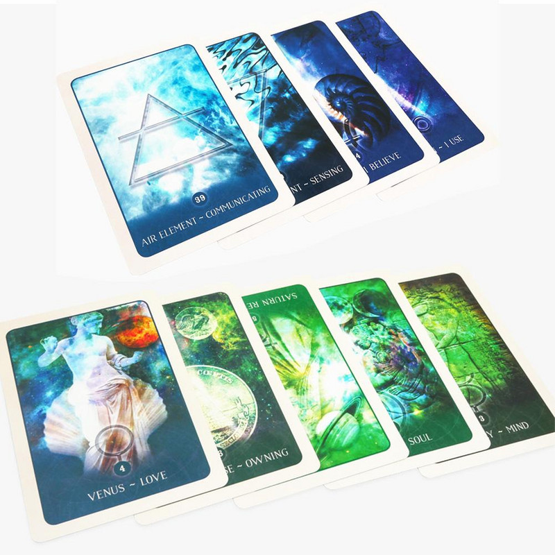 52db Tarot Kártyák Családi Ünnepi Party Játékkártyák Összes angol tarot játékkártya Társasjáték készlet Új érkezés