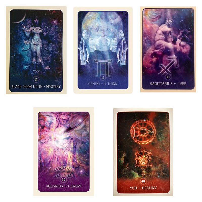 52db Tarot Kártyák Családi Ünnepi Party Játékkártyák Összes angol tarot játékkártya Társasjáték készlet Új érkezés