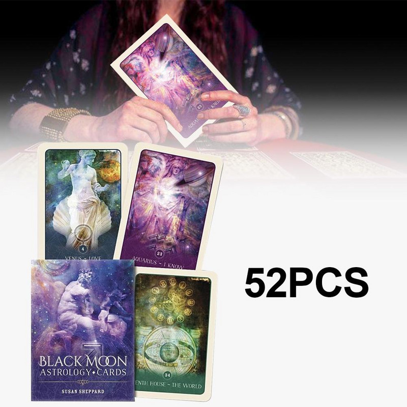 52db Tarot Kártyák Családi Ünnepi Party Játékkártyák Összes angol tarot játékkártya Társasjáték készlet Új érkezés