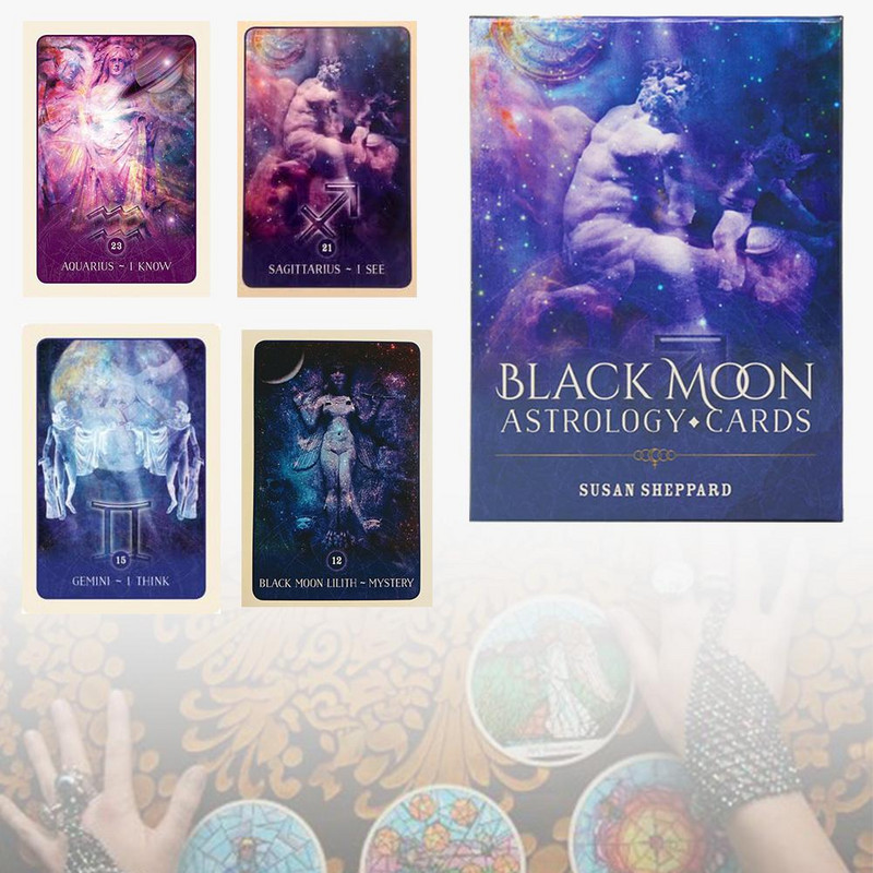 52db Tarot Kártyák Családi Ünnepi Party Játékkártyák Összes angol tarot játékkártya Társasjáték készlet Új érkezés