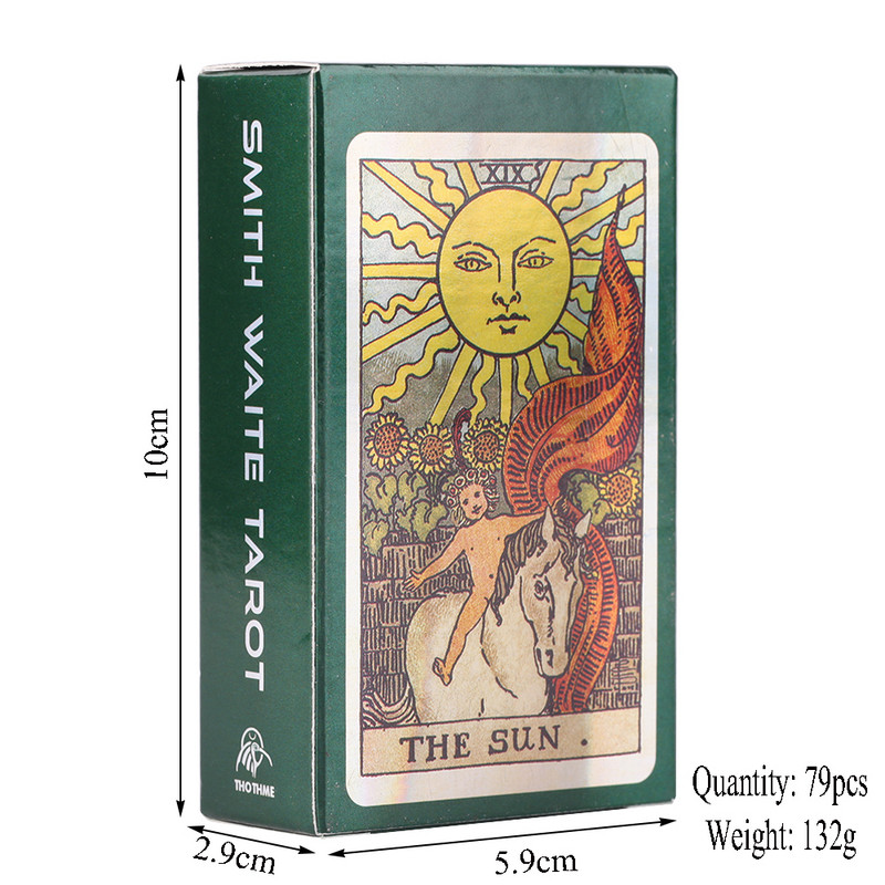 Tarot Jocuri de masă Jucării Oracle Divinație Profet Profeție Carte Poker Cadou Predicție Oracol Pânză de altar