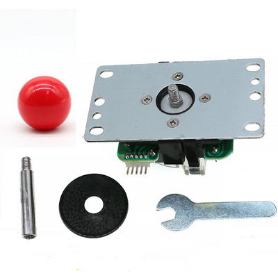 Másolja a Sanwa JLFD-TP-8YT levehető osztott tengelyű joystick 4-8 irányú 5 tűs arcade stick mini hordozható játékgép konzolhoz, barkácsolás