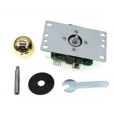 Másolja a Sanwa JLFD-TP-8YT levehető osztott tengelyű joystick 4-8 irányú 5 tűs arcade stick mini hordozható játékgép konzolhoz, barkácsolás