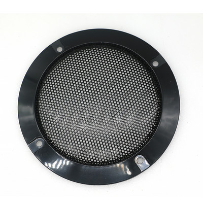 10 buc 4 inch 12 cm plasă de protecție pentru difuzor argintiu cu plasă de protecție neagră de fier DIY audio pentru jocuri arcade decorative