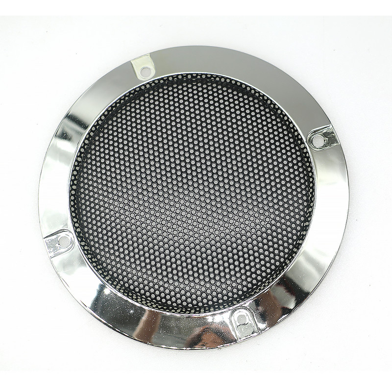 10 buc 4 inch 12 cm plasă de protecție pentru difuzor argintiu cu plasă de protecție neagră de fier DIY audio pentru jocuri arcade decorative