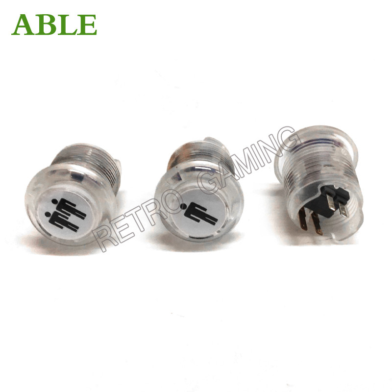 1 tk arkaad LED värvilised surunupud münt 1p2p funktsiooninupp 5v BL 2,8 mm valgustusega diy arcade masina jaoks