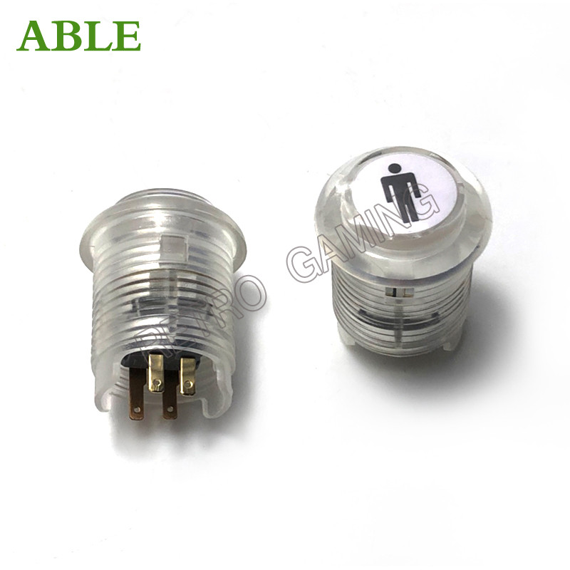 1 tk arkaad LED värvilised surunupud münt 1p2p funktsiooninupp 5v BL 2,8 mm valgustusega diy arcade masina jaoks