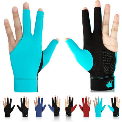 1 buc mănuși respirabile pentru tac de snooker cu 3 degete mănuși de biliard shooter de snooker mâna stângă accesorii de fitness de biliard de înaltă calitate