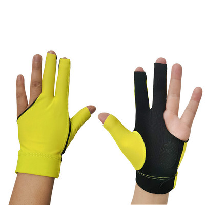 1Gb elpojošs snūkera cimds 3 pirkstu biljarda cimdi Snūkera šāvēji kreisās rokas augstas kvalitātes biljarda fitnesa piederumi