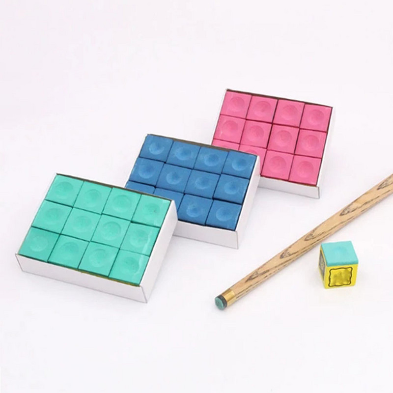 4 vnt. Pigūs biliardo snukerio lazdelės kreida biliardas neslystantis kreida patalpų sporto priedai