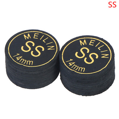 2 vnt. 14 mm japoniško lazdelės antgalis, kokybiškas baseino biliardas, kiaulienos kailio antgalis, 9 sluoksnių snukerio lazdos antgalis SS SMH biliardo priedai