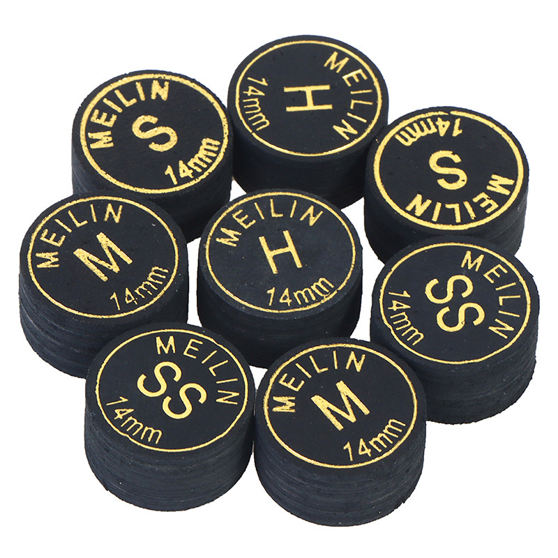 2 vnt. 14 mm japoniško lazdelės antgalis, kokybiškas baseino biliardas, kiaulienos kailio antgalis, 9 sluoksnių snukerio lazdos antgalis SS SMH biliardo priedai