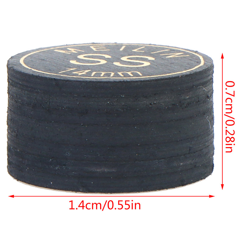 2 vnt. 14 mm japoniško lazdelės antgalis, kokybiškas baseino biliardas, kiaulienos kailio antgalis, 9 sluoksnių snukerio lazdos antgalis SS SMH biliardo priedai