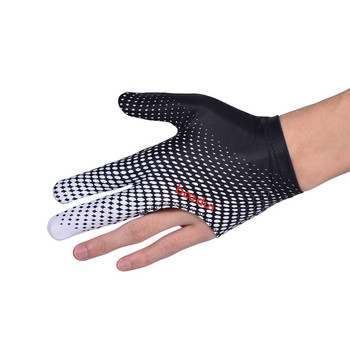 1PC Билярдна ръкавица Противоплъзгаща дишаща щека Спортна ръкавица 3 пръста Супер еластична спортна ръкавица Пасва на лява или дясна ръка