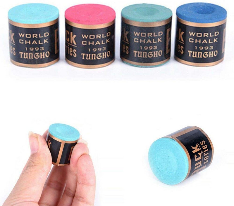 2 ΤΕΜ/Σετ Αντιολισθητικές κιμωλίες Μπιλιάρδο Κιμωλίες Pool Cue Stick Chalk Snooker Easy Powder Αξεσουάρ πισίνας μπιλιάρδου με κιμωλία